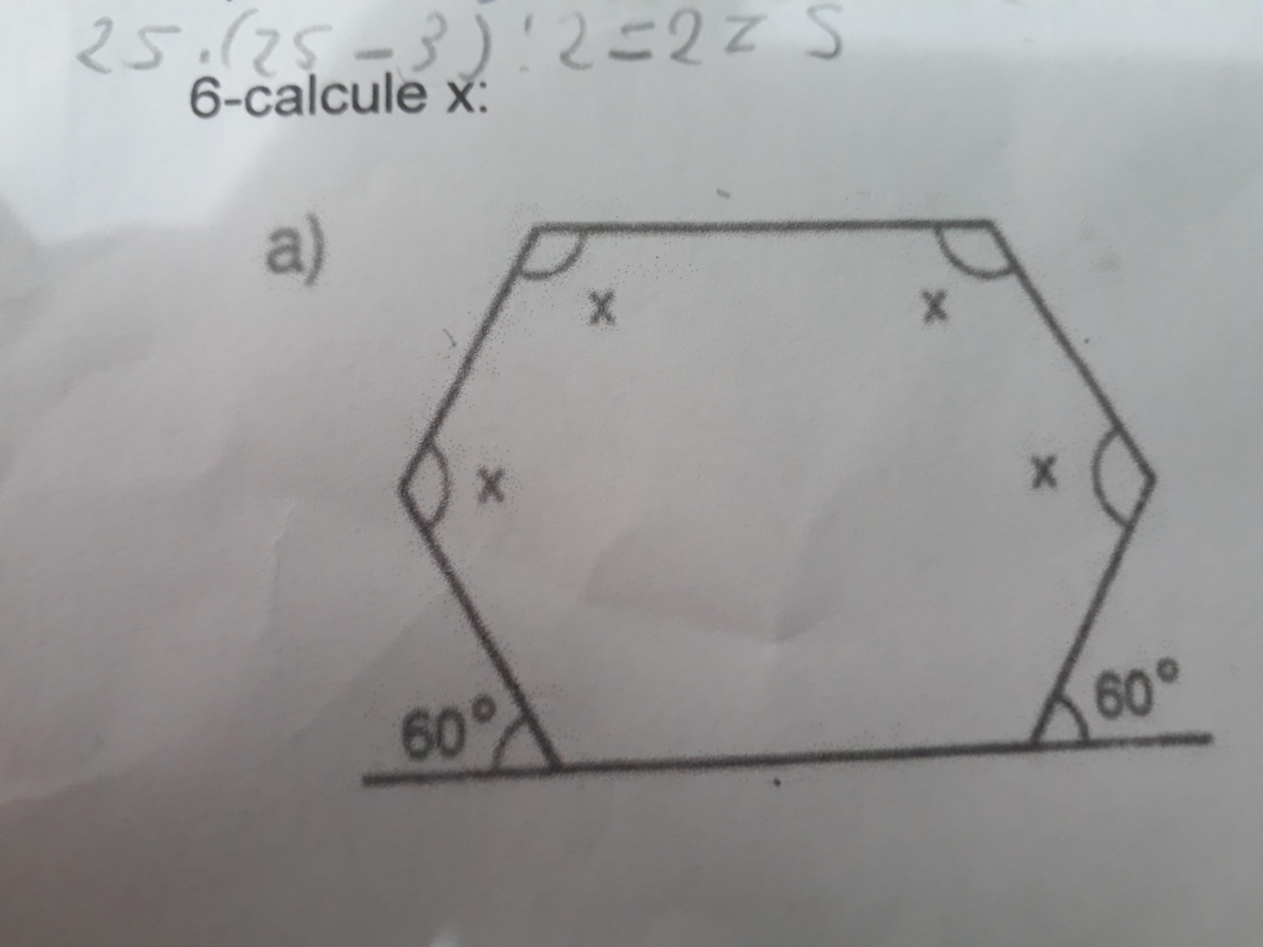 6)calcule x por favor me ajudem