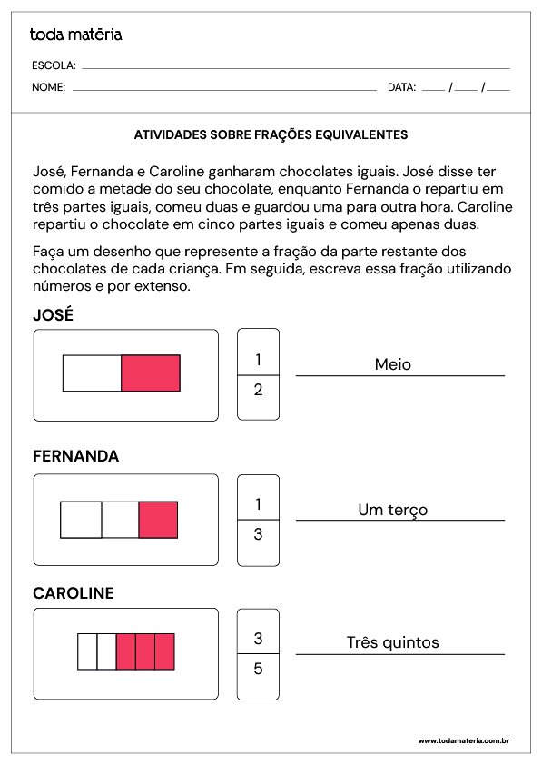 Atividade de fração