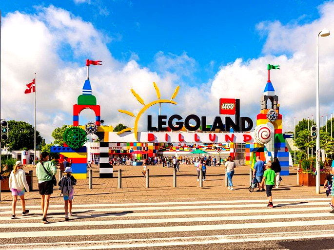 Entrada da Legoland, parque temático da Lego
